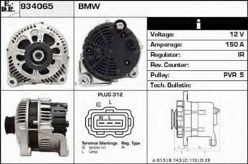 EDR 934065 - Alternatore autozon.pro