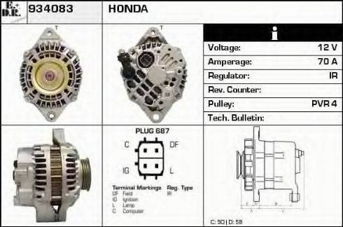 EDR 934083 - Alternatore autozon.pro