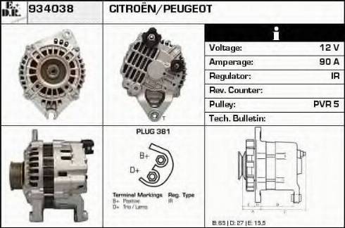 EDR 934038 - Alternatore autozon.pro