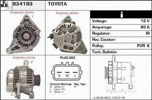 EDR 934193 - Alternatore autozon.pro