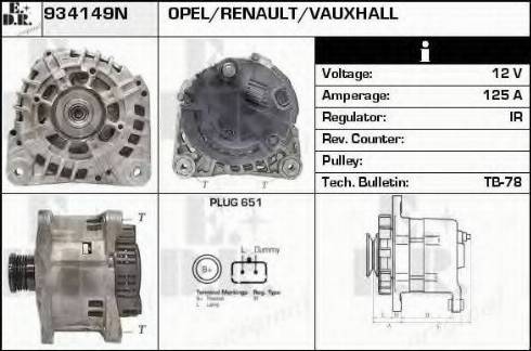 EDR 934149N - Alternatore autozon.pro