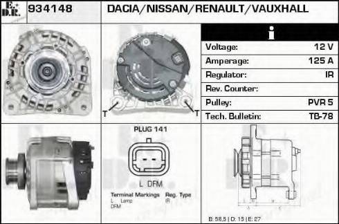 EDR 934148 - Alternatore autozon.pro