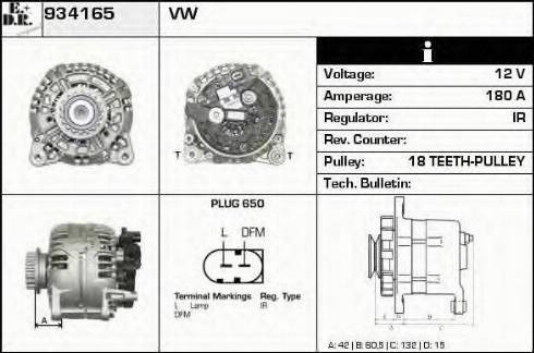 EDR 934165 - Alternatore autozon.pro