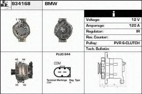 EDR 934168 - Alternatore autozon.pro