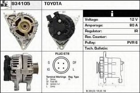 EDR 934105 - Alternatore autozon.pro