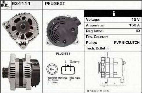 EDR 934114 - Alternatore autozon.pro