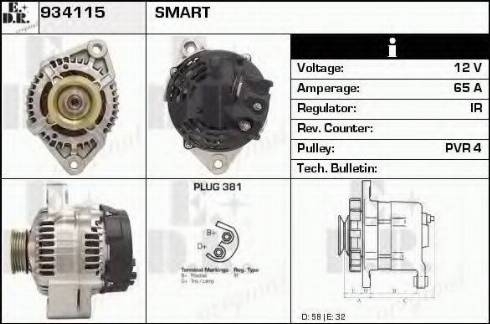 EDR 934115 - Alternatore autozon.pro