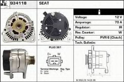 EDR 934118 - Alternatore autozon.pro