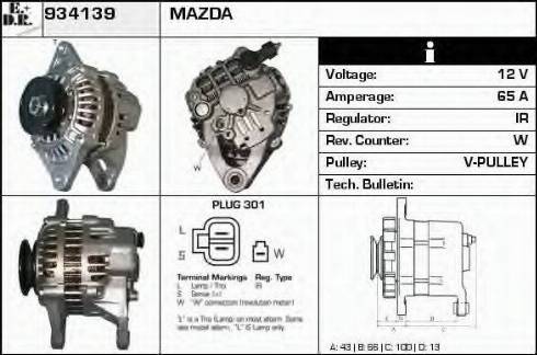 EDR 934139 - Alternatore autozon.pro