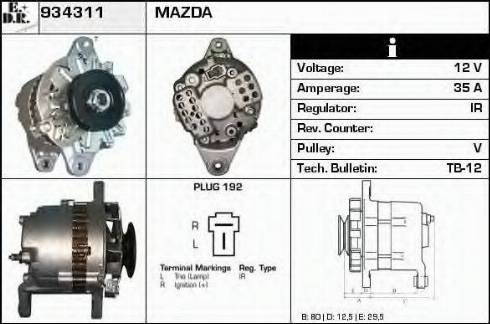 EDR 934311 - Alternatore autozon.pro