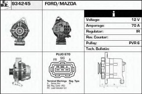 EDR 934245 - Alternatore autozon.pro