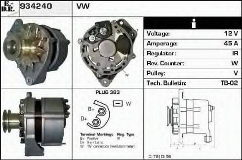 EDR 934240 - Alternatore autozon.pro