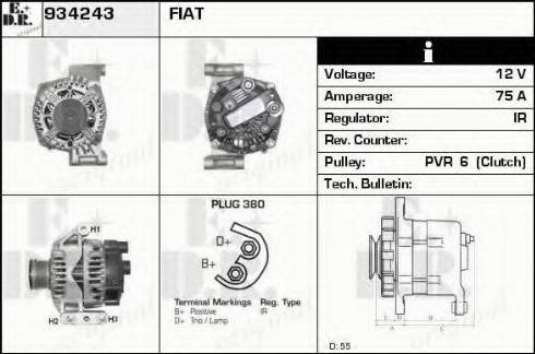 EDR 934243 - Alternatore autozon.pro