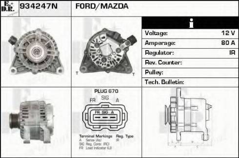 EDR 934247N - Alternatore autozon.pro