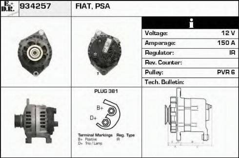 EDR 934257 - Alternatore autozon.pro