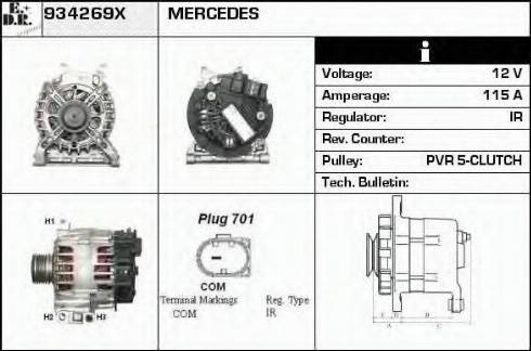 EDR 934269X - Alternatore autozon.pro