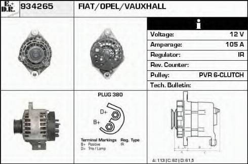 EDR 934265 - Alternatore autozon.pro