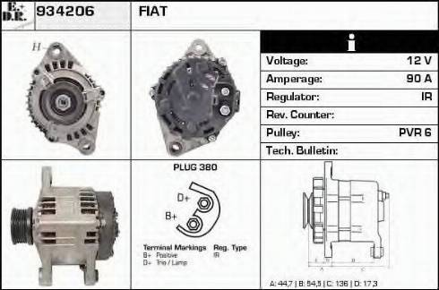 EDR 934206 - Alternatore autozon.pro