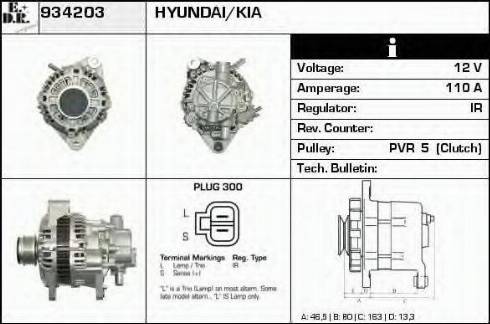 EDR 934203 - Alternatore autozon.pro