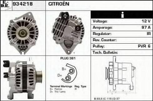 EDR 934218 - Alternatore autozon.pro