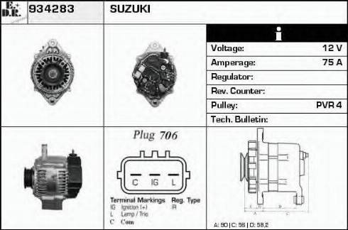 EDR 934283 - Alternatore autozon.pro