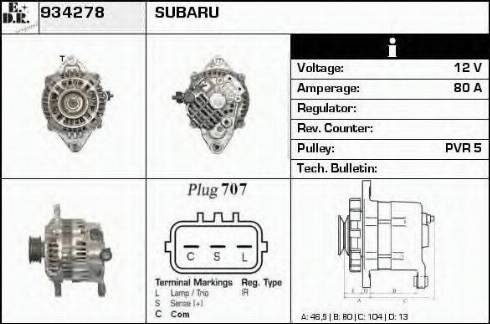 EDR 934278 - Alternatore autozon.pro