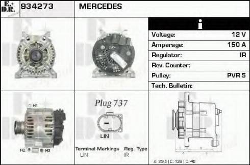 EDR 934273 - Alternatore autozon.pro