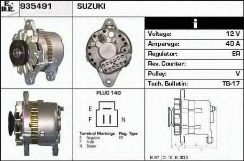 EDR 935491 - Alternatore autozon.pro