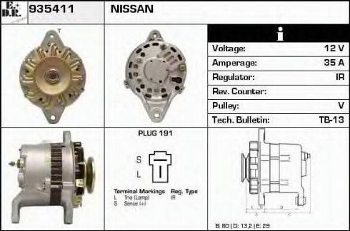 EDR 935411 - Alternatore autozon.pro