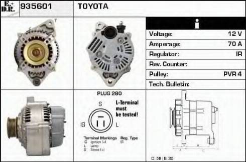 EDR 935601 - Alternatore autozon.pro