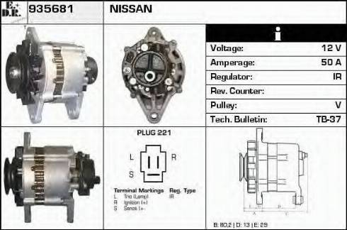 EDR 935681 - Alternatore autozon.pro