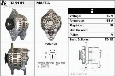 EDR 935141 - Alternatore autozon.pro