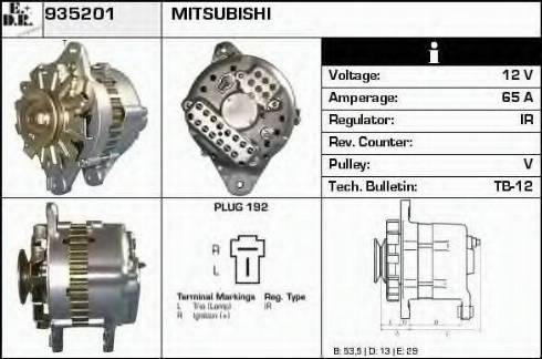 EDR 935201 - Alternatore autozon.pro