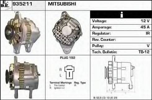 EDR 935211 - Alternatore autozon.pro