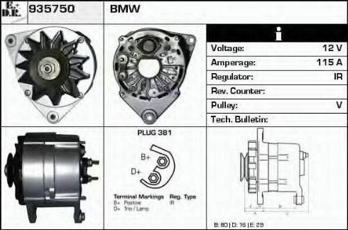 EDR 935750 - Alternatore autozon.pro