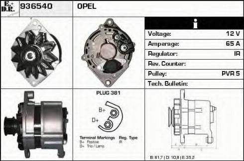 EDR 936540 - Alternatore autozon.pro