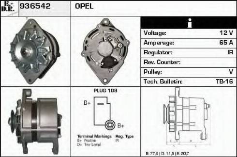 EDR 936542 - Alternatore autozon.pro