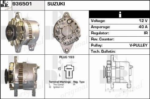 EDR 936501 - Alternatore autozon.pro