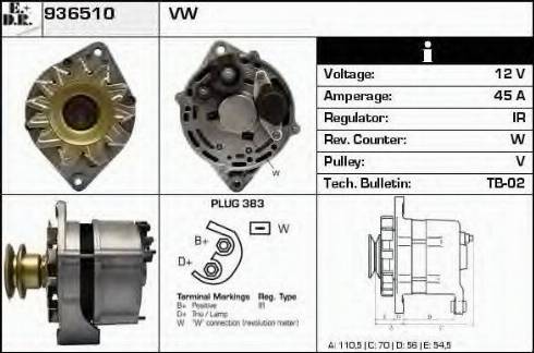 EDR 936510 - Alternatore autozon.pro