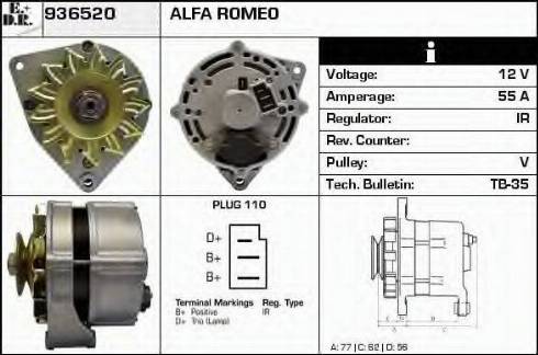 EDR 936520 - Alternatore autozon.pro