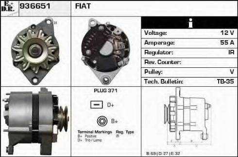 EDR 936651 - Alternatore autozon.pro