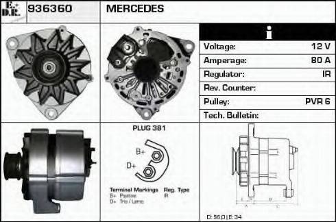 EDR 936360 - Alternatore autozon.pro