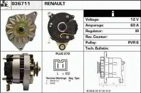 EDR 936711 - Alternatore autozon.pro