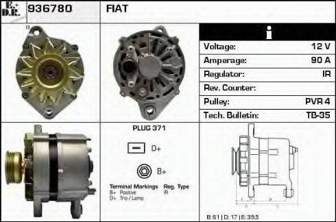 EDR 936780 - Alternatore autozon.pro