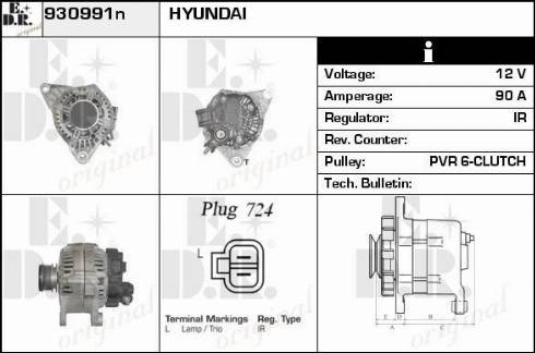 EDR 930991N - Alternatore autozon.pro