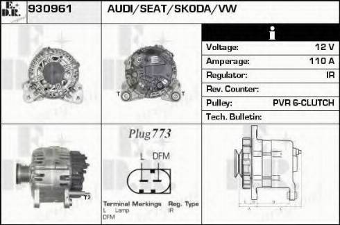 EDR 930961 - Alternatore autozon.pro