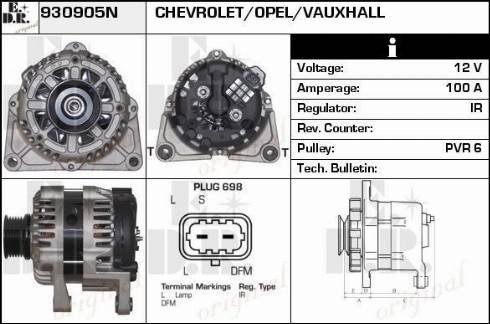 EDR 930905N - Alternatore autozon.pro