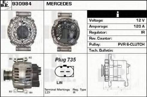 EDR 930984 - Alternatore autozon.pro