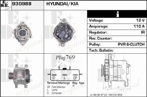 EDR 930988 - Alternatore autozon.pro