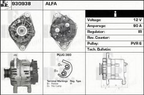 EDR 930938 - Alternatore autozon.pro